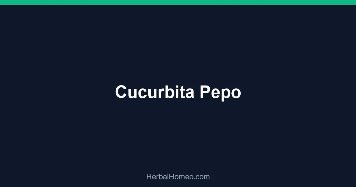 Cucurbita Pepo