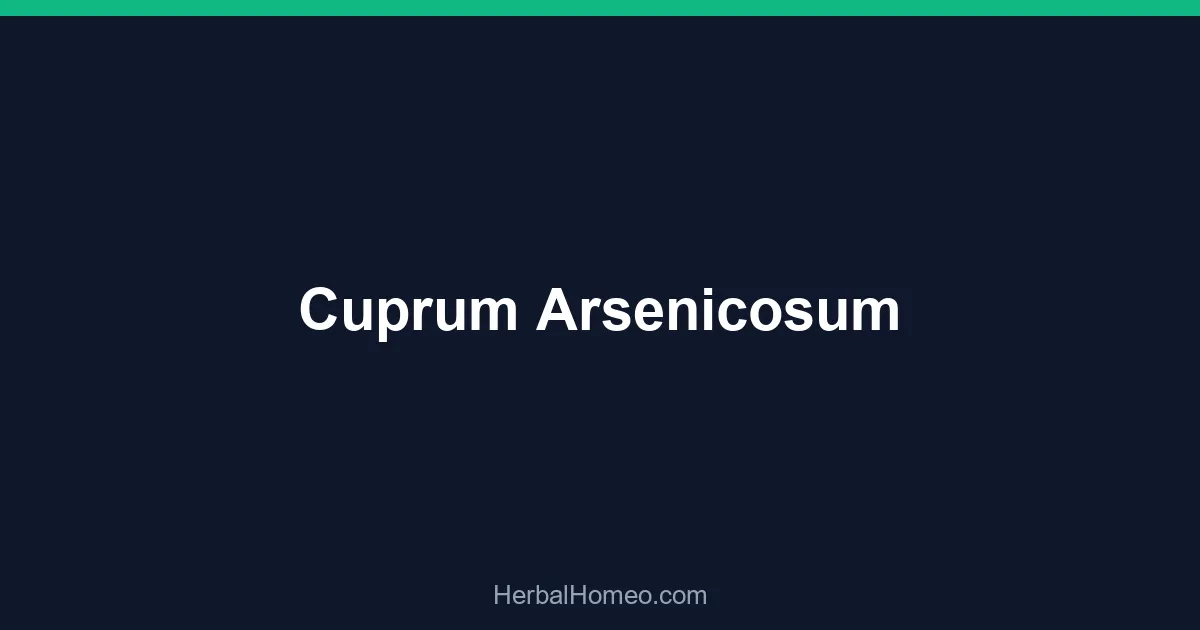 Cuprum Arsenicosum