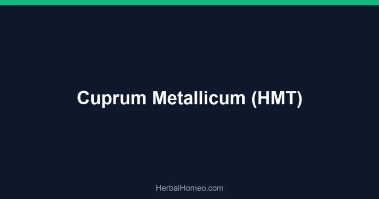Cuprum Metallicum (HMT)