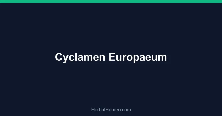 Cyclamen Europaeum