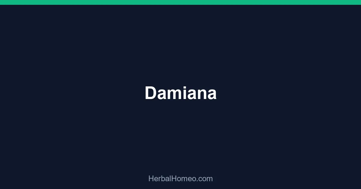 Damiana