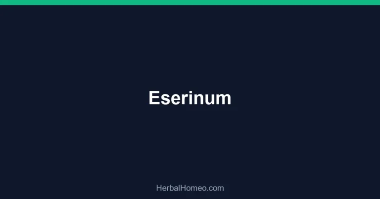 Eserinum