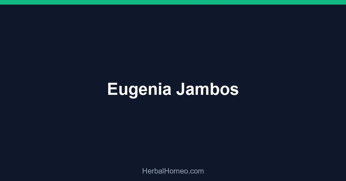 Eugenia Jambos