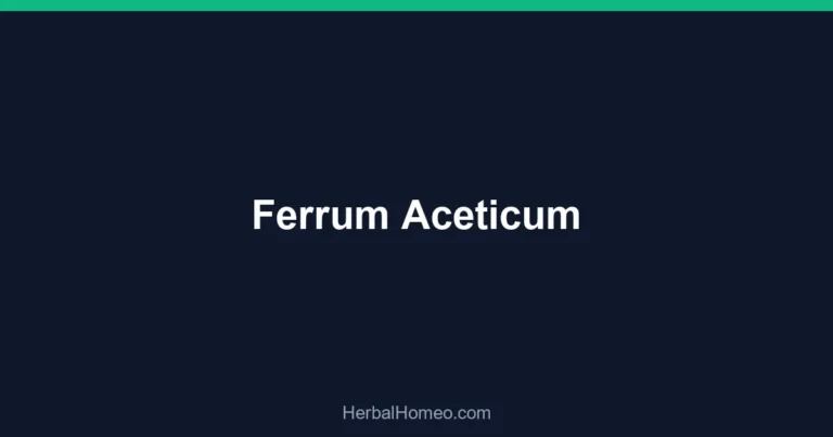 Ferrum Aceticum