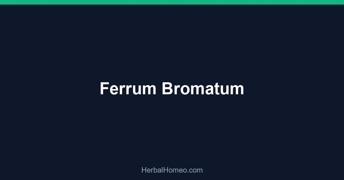 Ferrum Bromatum