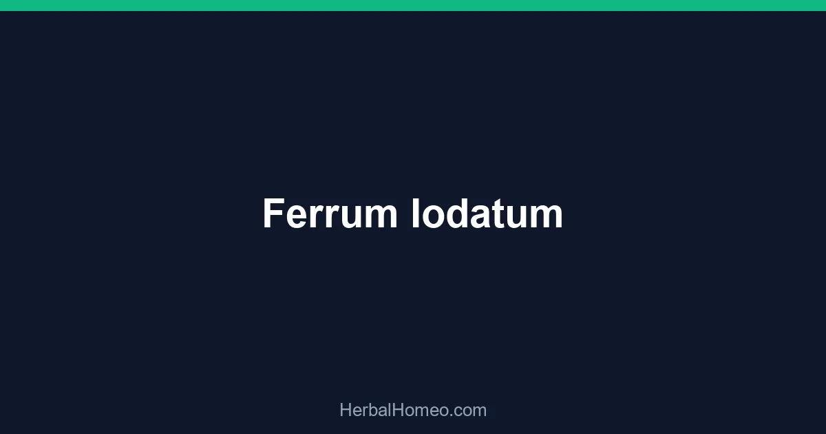 Ferrum Iodatum