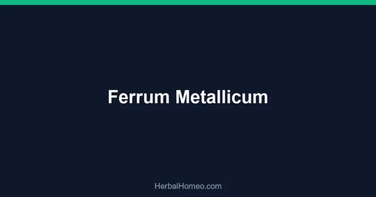 Ferrum Metallicum