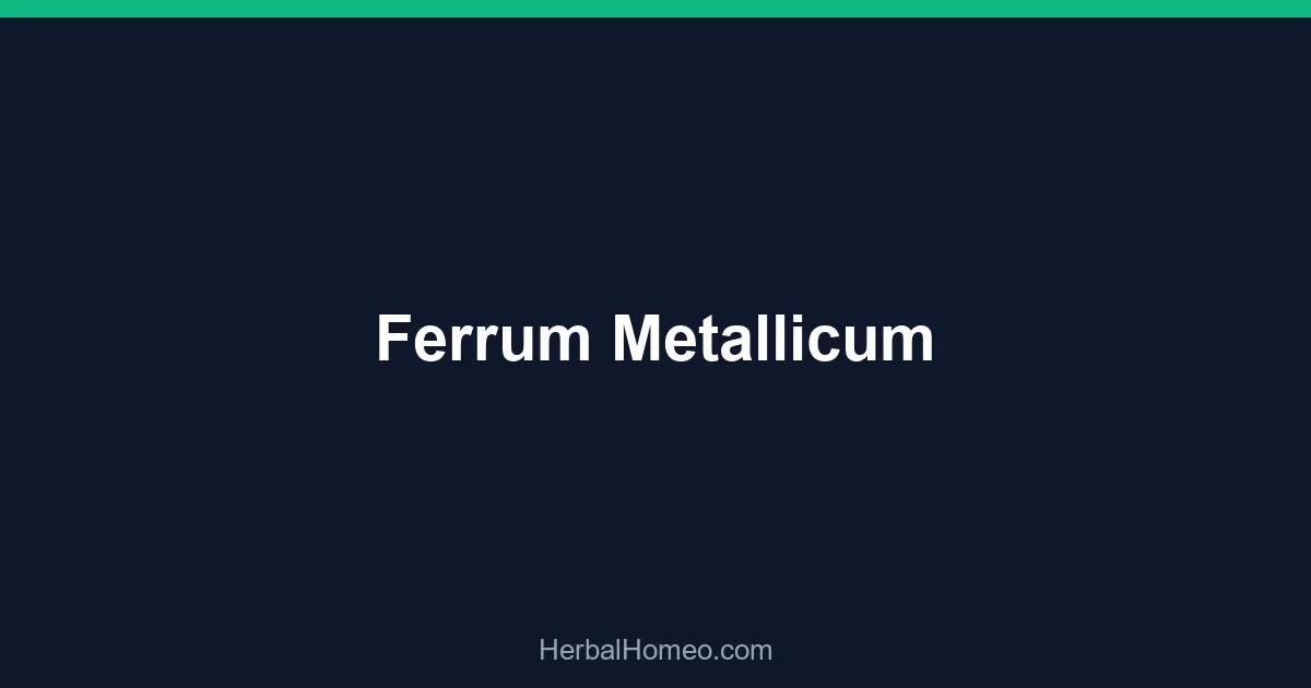 Ferrum Metallicum