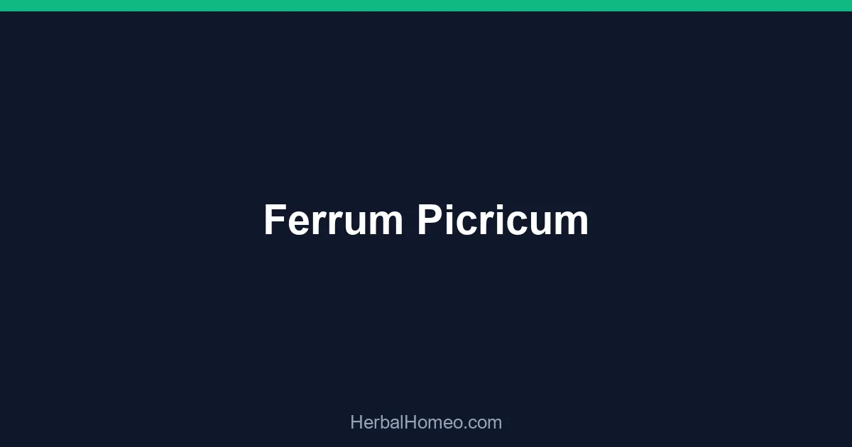 Ferrum Picricum