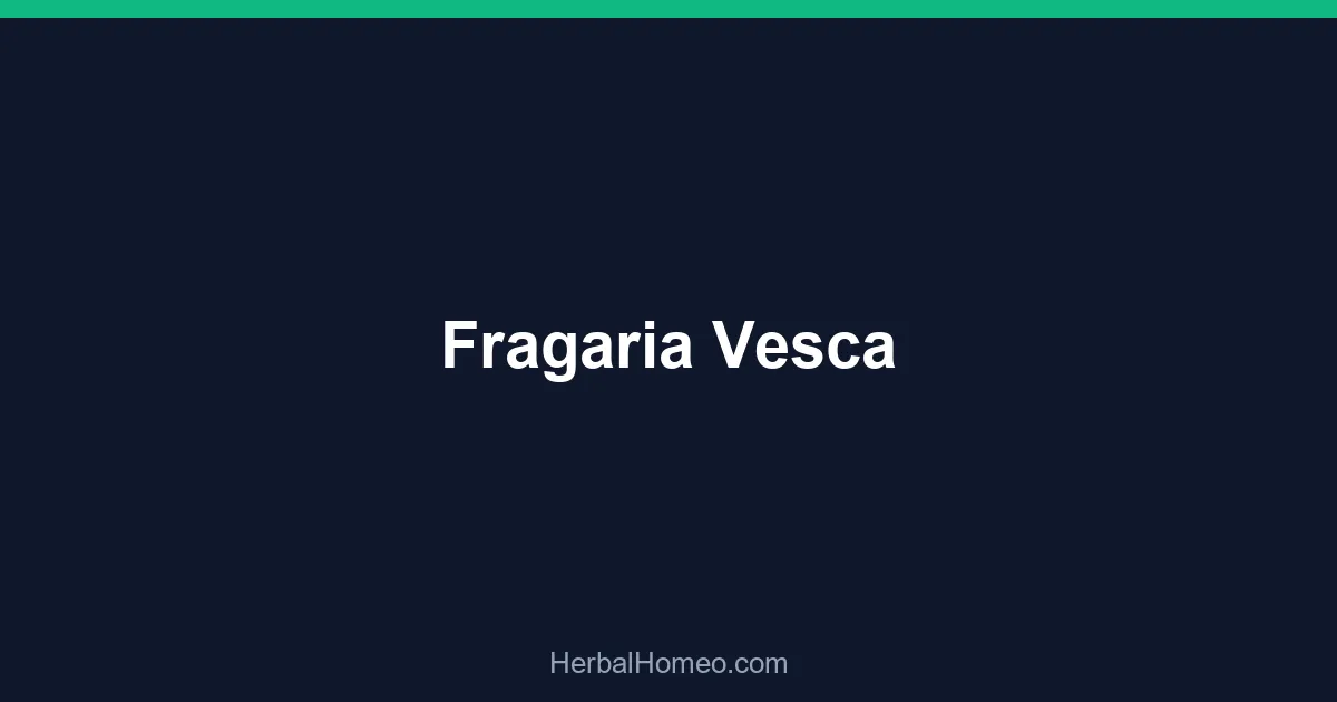 Fragaria Vesca