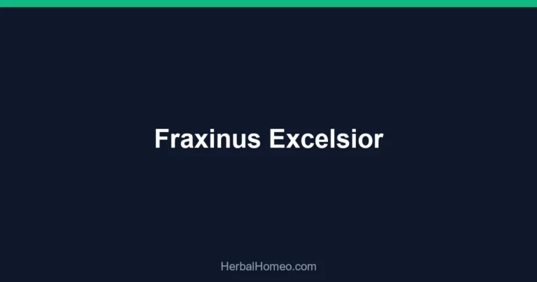 Fraxinus Excelsior
