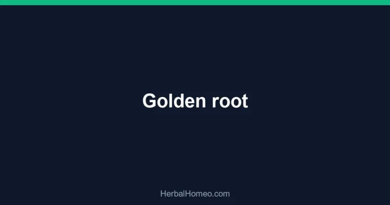 Golden root