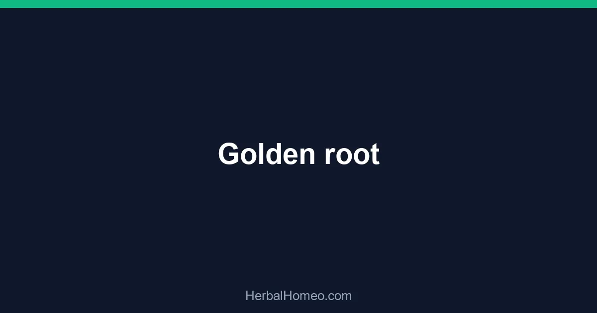Golden root
