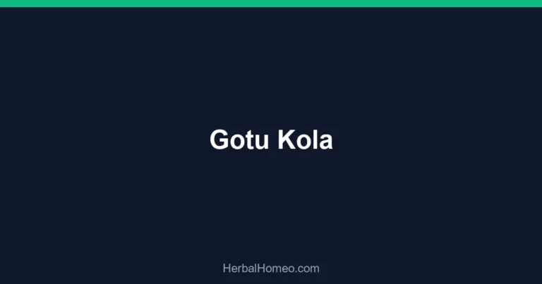 Gotu Kola