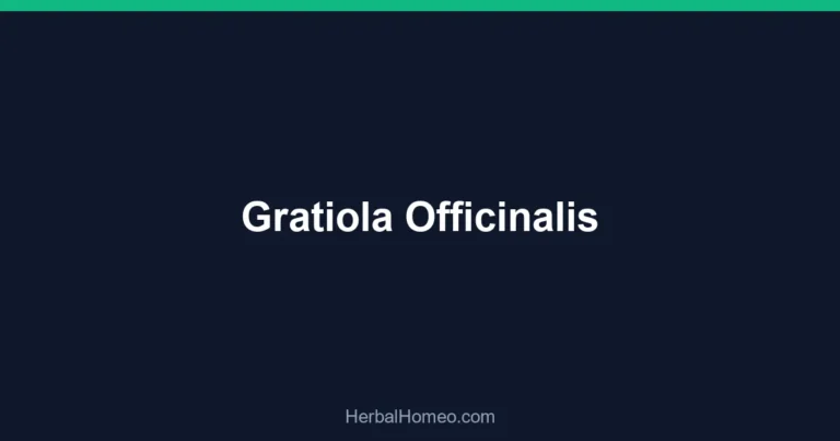 Gratiola Officinalis