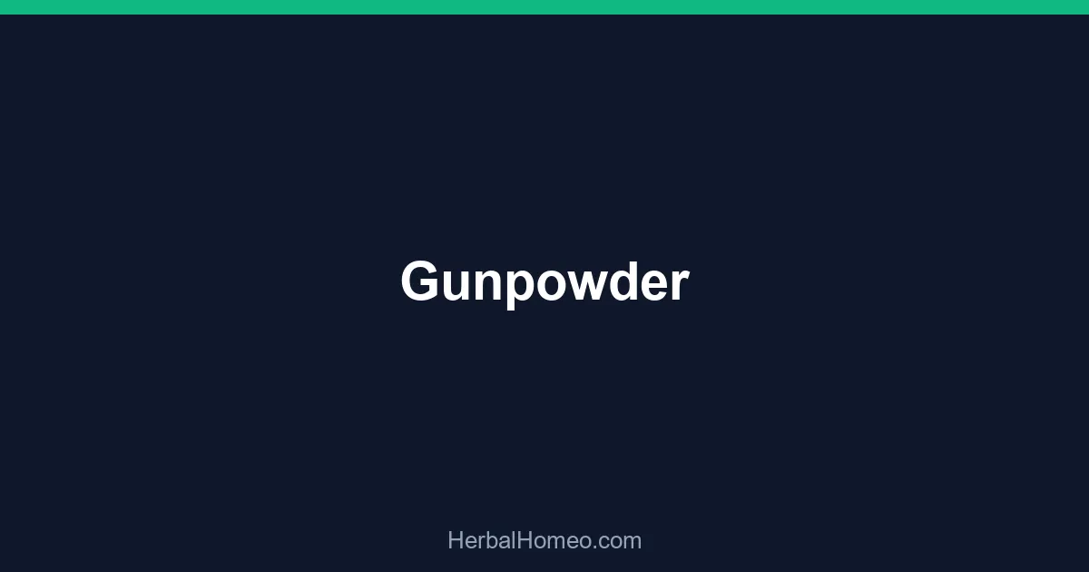 Gunpowder