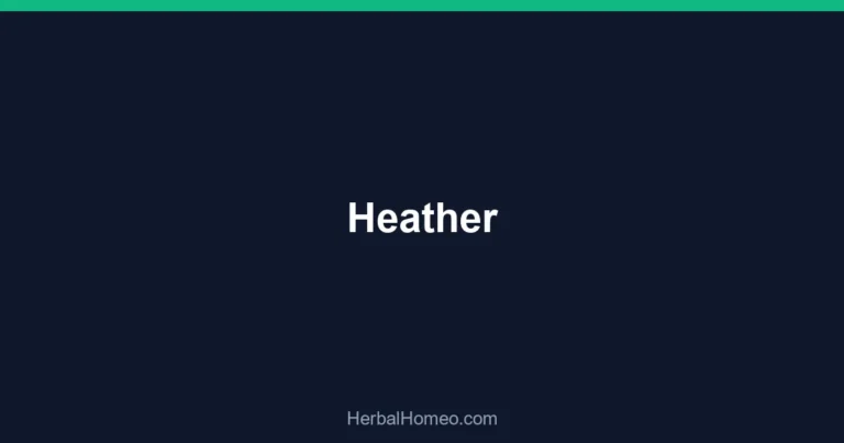 Heather