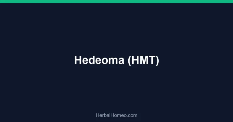 Hedeoma (HMT)