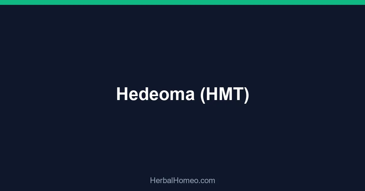 Hedeoma (HMT)