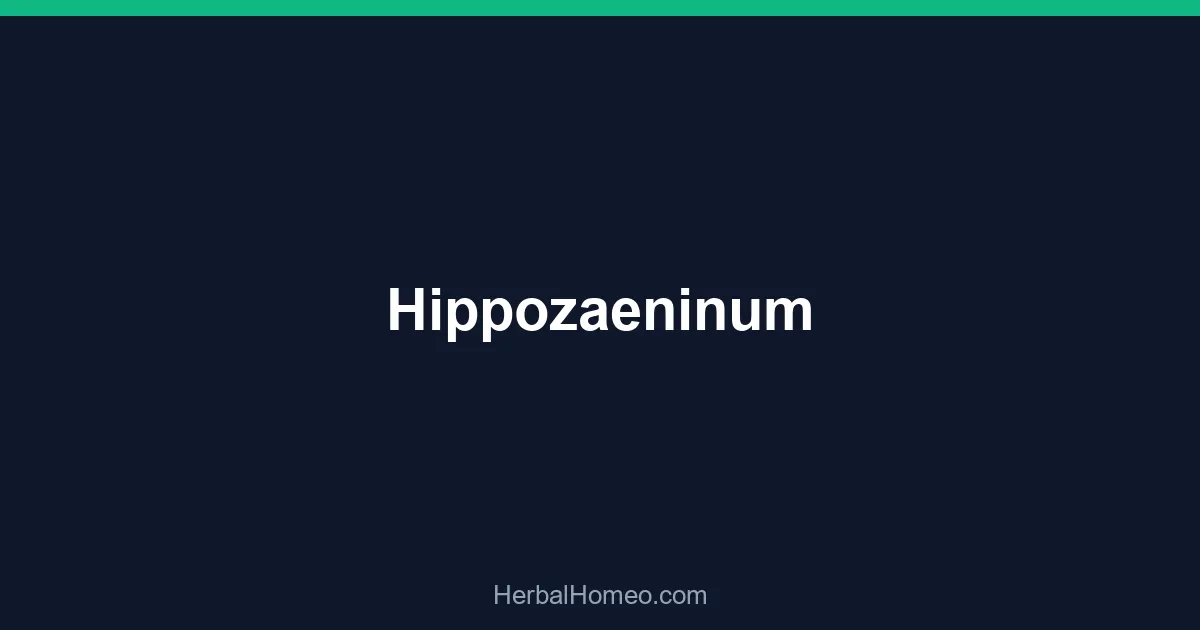 Hippozaeninum