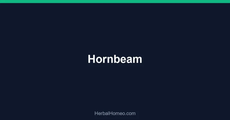 Hornbeam