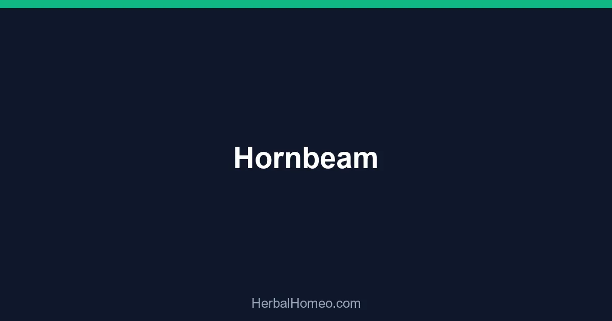 Hornbeam