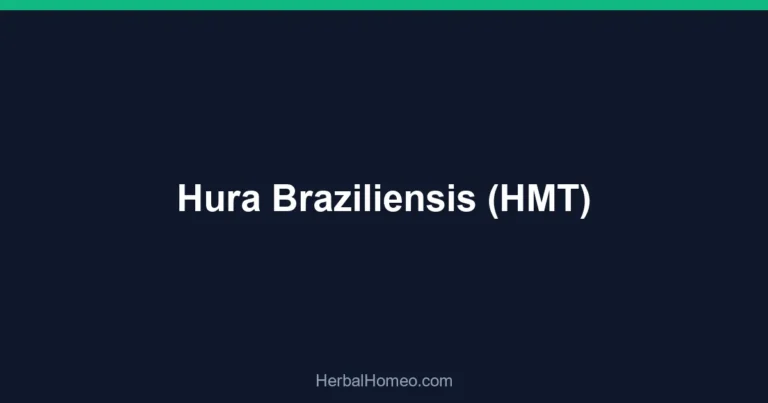 Hura Braziliensis (HMT)