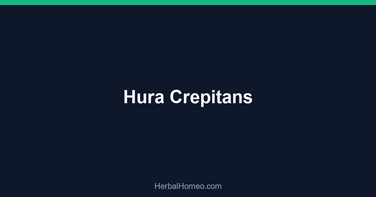 Hura Crepitans
