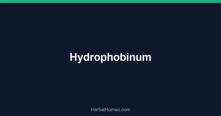 Hydrophobinum