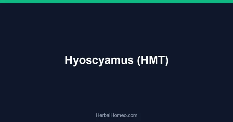 Hyoscyamus (HMT)
