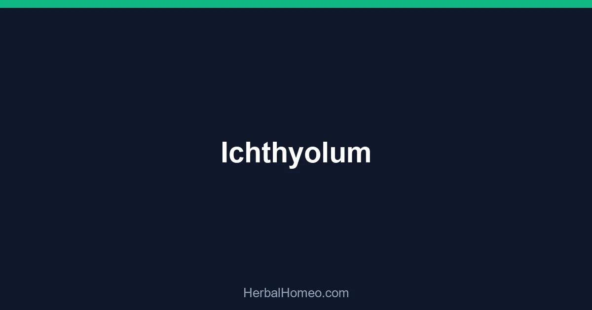 Ichthyolum