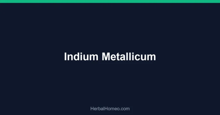 Indium Metallicum