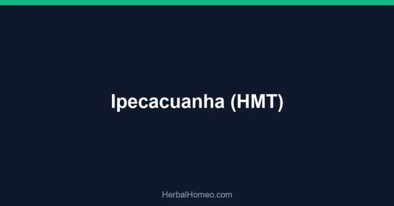 Ipecacuanha (HMT)