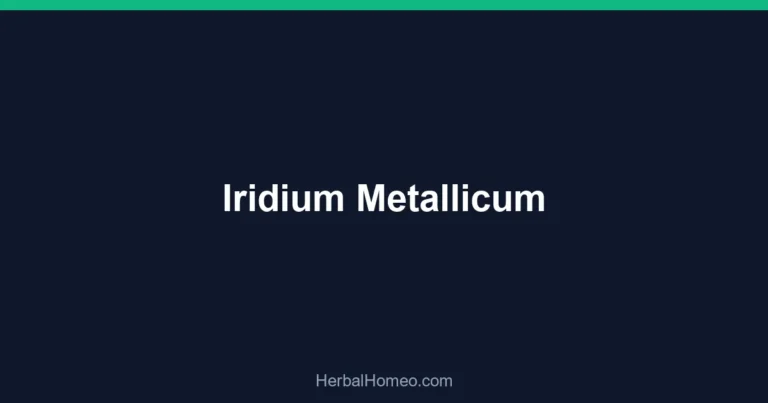 Iridium Metallicum