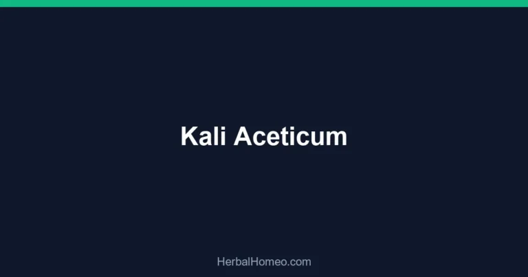 Kali Aceticum