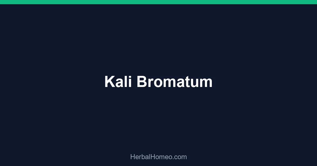 Kali Bromatum