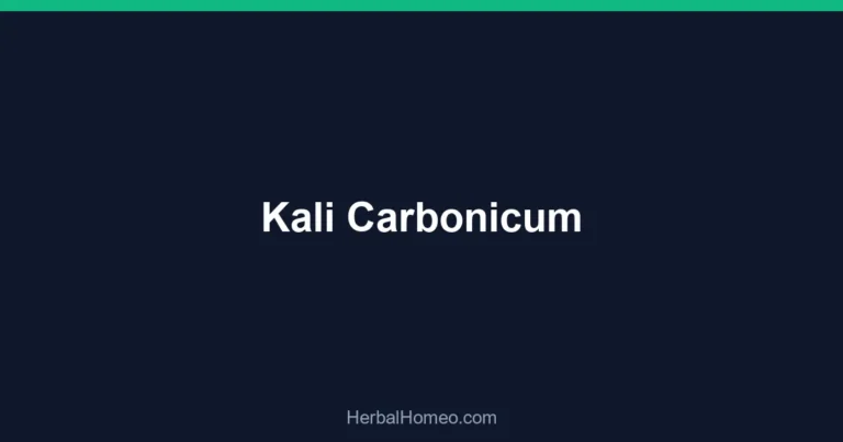 Kali Carbonicum