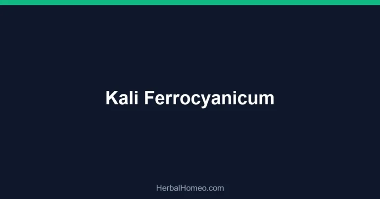 Kali Ferrocyanicum