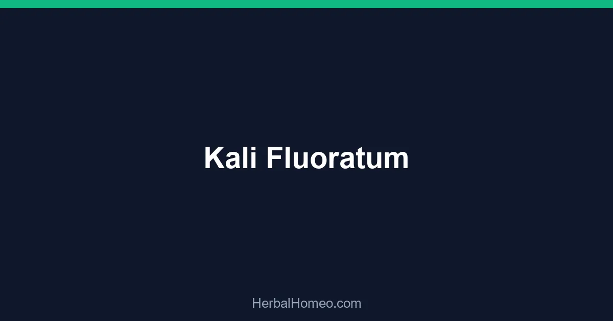 Kali Fluoratum
