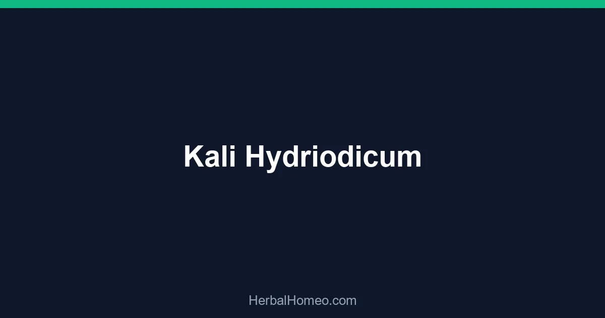 Kali Hydriodicum