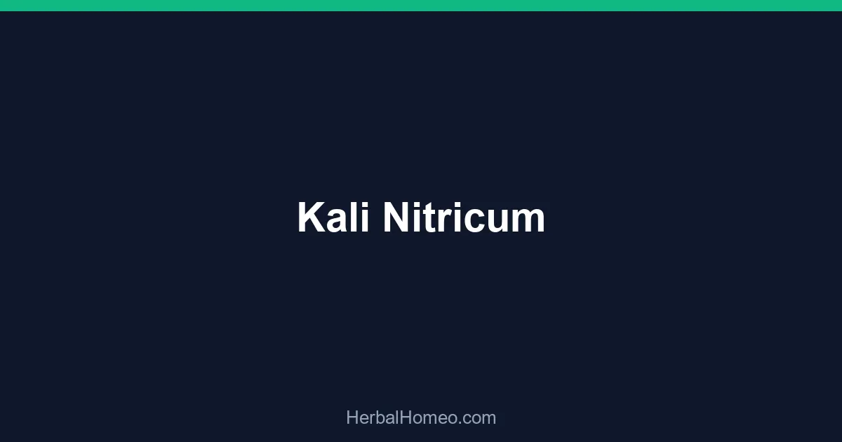 Kali Nitricum