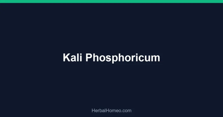 Kali Phosphoricum