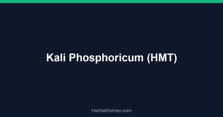 Kali Phosphoricum (HMT)