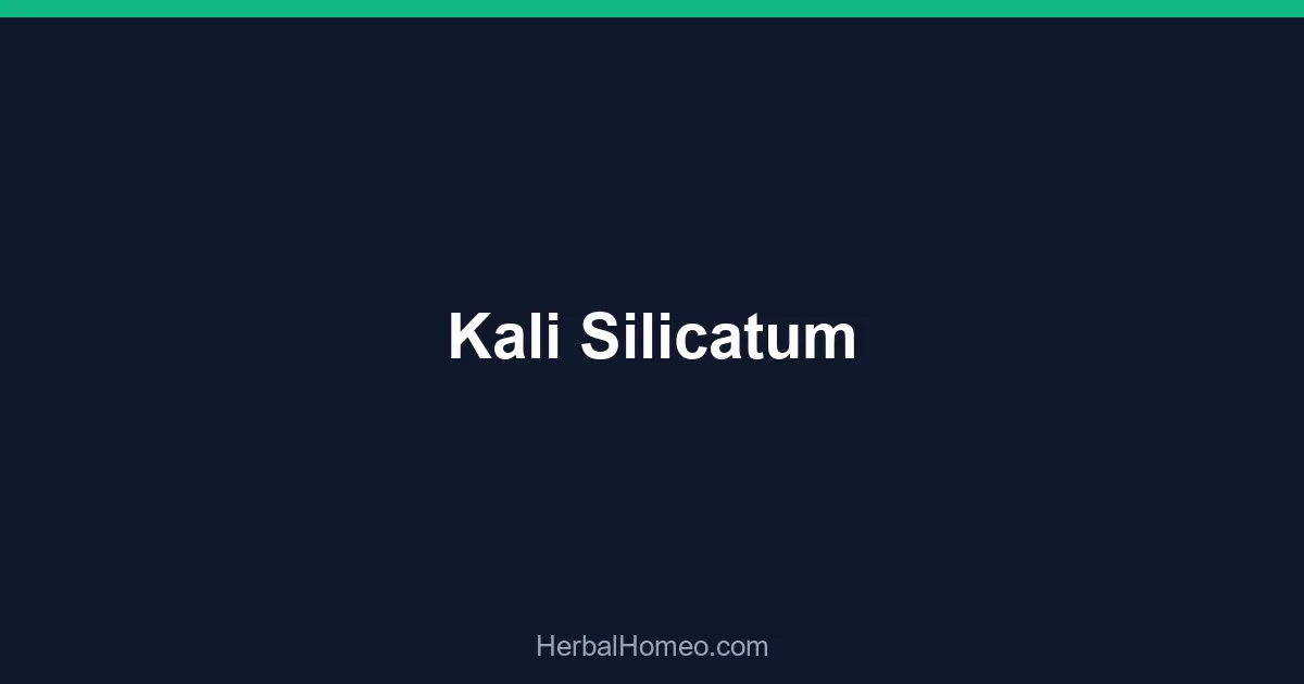 Kali Silicatum