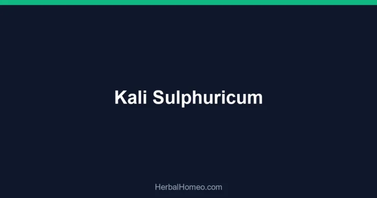Kali Sulphuricum