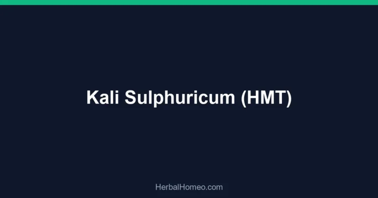 Kali Sulphuricum (HMT)