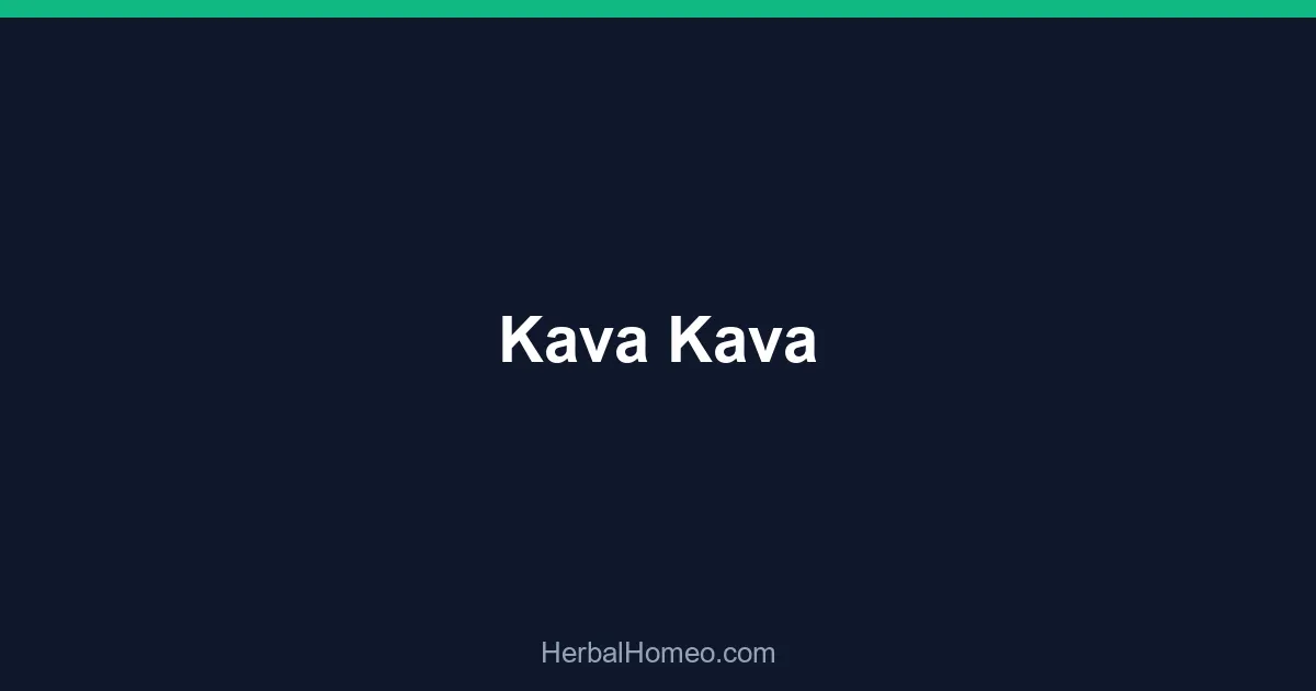 Kava Kava