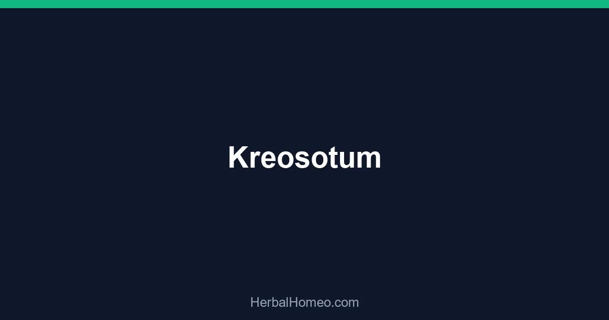 Kreosotum