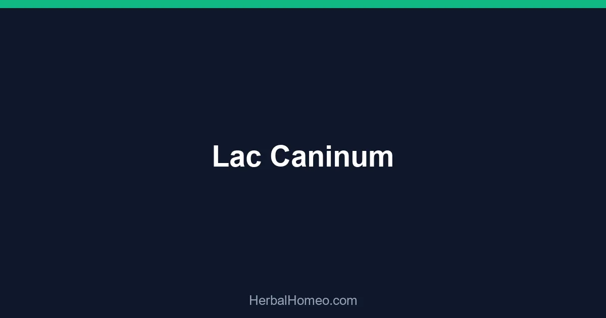 Lac Caninum