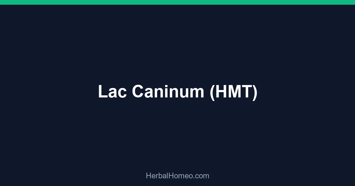 Lac Caninum (HMT)
